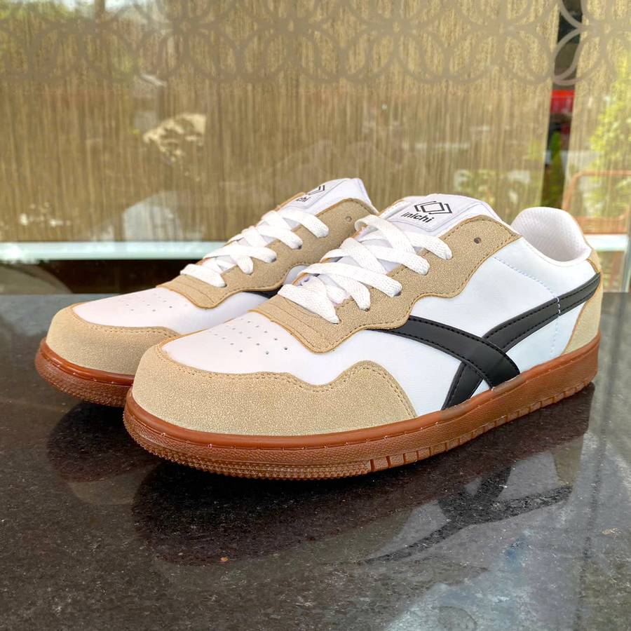Giày Sneaker Inichi G1331 Be X Đen
